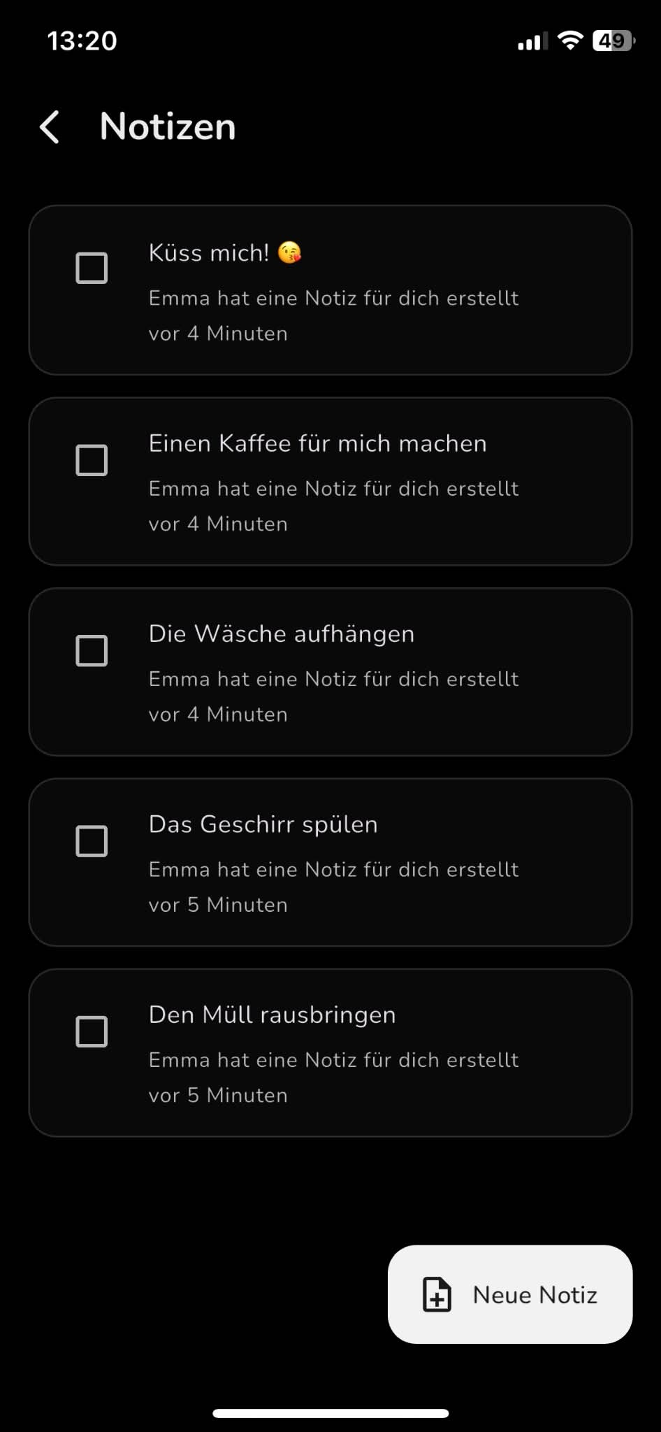 SpoMess notes